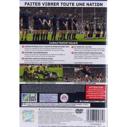 EA SPORTS RUGBY 08 JEU CONSOLE PS2