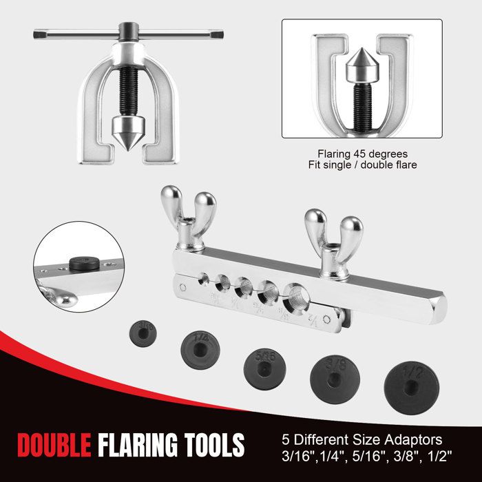 Kit De Torchage De Tuyau Ensemble Outils D'éVasement De Tuyau Ensemble Outils D Vasement Frein Outil D Expansion Tube Torche R Paration D Vaporation Guazhuni