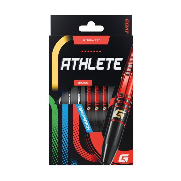 GOAT Athlete Red Brass - Fléchettes pointe Acier