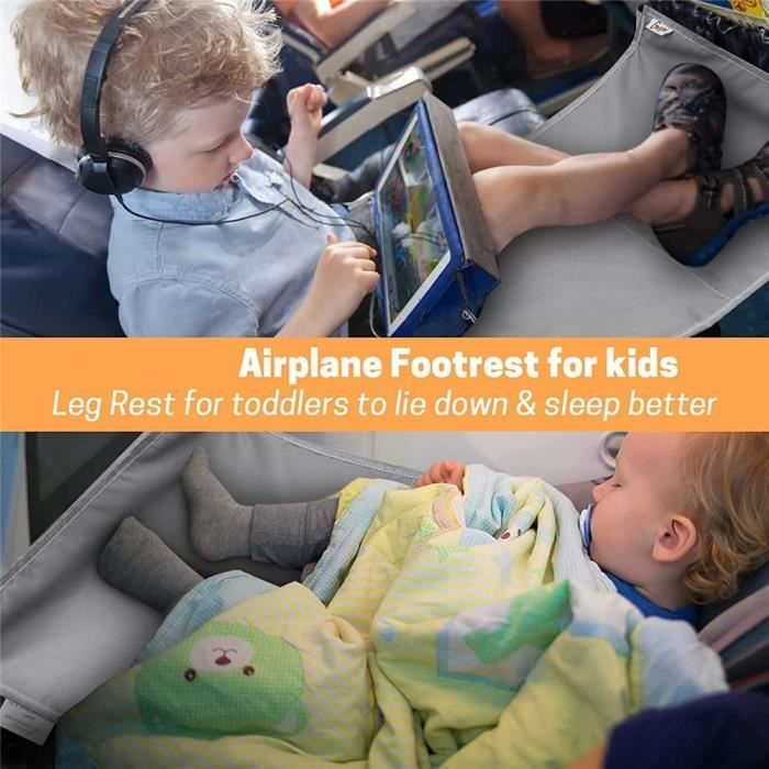 Repose Pieds Avion Enfant Portable - Lit De Voyage Bébé, Repose-Pieds Siège Avion Confort Pour Enfants