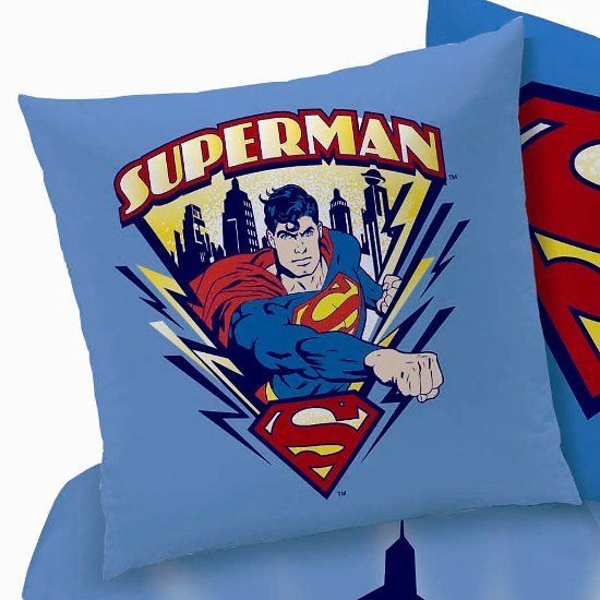 Housse de Couette et Taie Oreiller SUPERMAN CITY - Cdiscount Maison