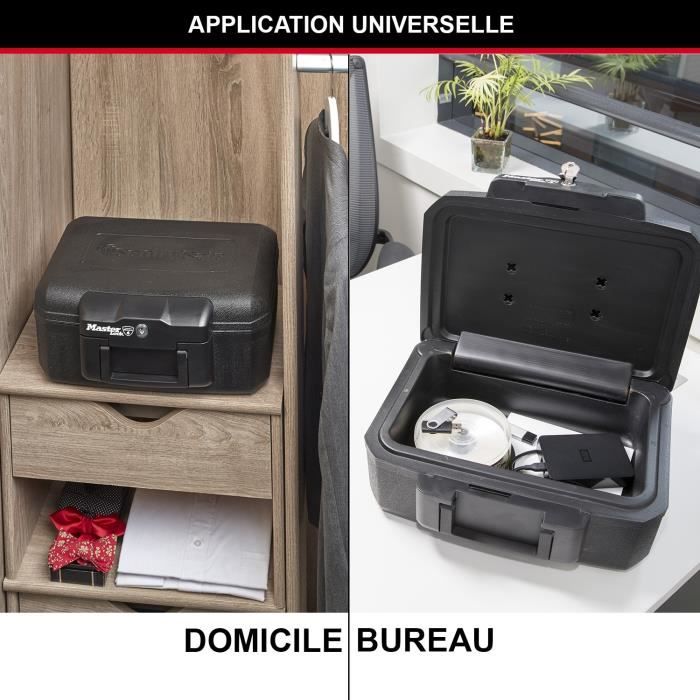 Coffre-fort Portable Master Lock SafeSpace - Combinaison - Verrouillé (Code Inconnu)