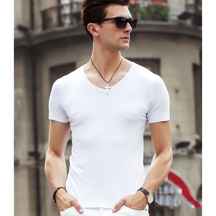 Homme POLO Tee Shirt Golf Casual Vacances Revers Manche Courte Mode Basique Plein Classique Eté