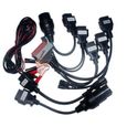 Kit 8pcs OBD2 Câble d'adaptateur,Diagnostic Auto Delphi pour Autocom CDP Pro voitures Interface de Diagnostic Scanner-2