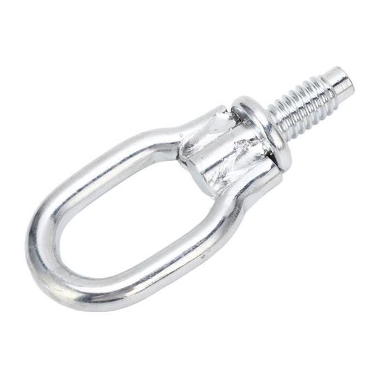 Akozon Crochet d'attelage récepteur en acier robuste avec anneau