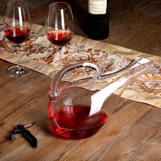 Carafes à vin rouge en forme de U Carafe à vin Swan Carafe à vin en forme  de lyre et carafe Carafe à vin rouge soufflée à la main Carafes à vin