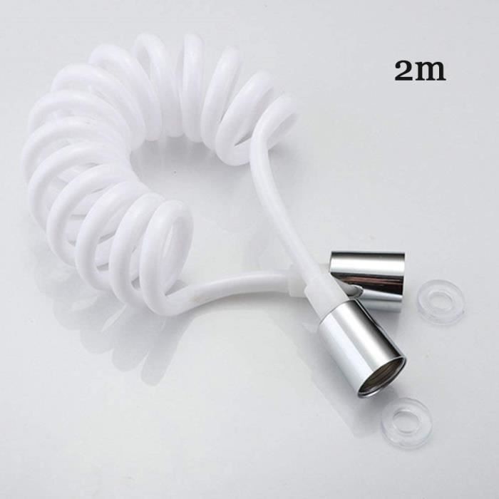 Tuyau De Douche, 2 M ABS Ressort Flexible De Douche Télescopique