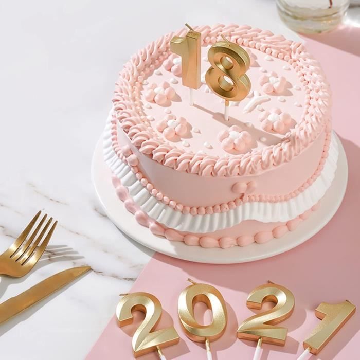 1 Pack bougie anniversaire 25 ans pour décoration gâteau anniversaire  REF/6933 - Cdiscount Maison