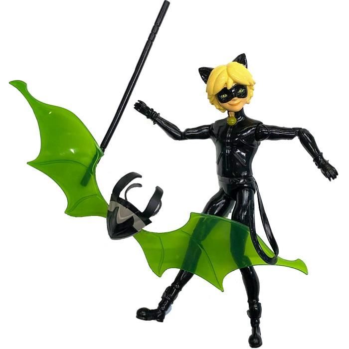 Mini-poupée 12 cm Chat Noir et son équipement - BANDAI - Miraculous Ladybug  - Cdiscount Jeux - Jouets