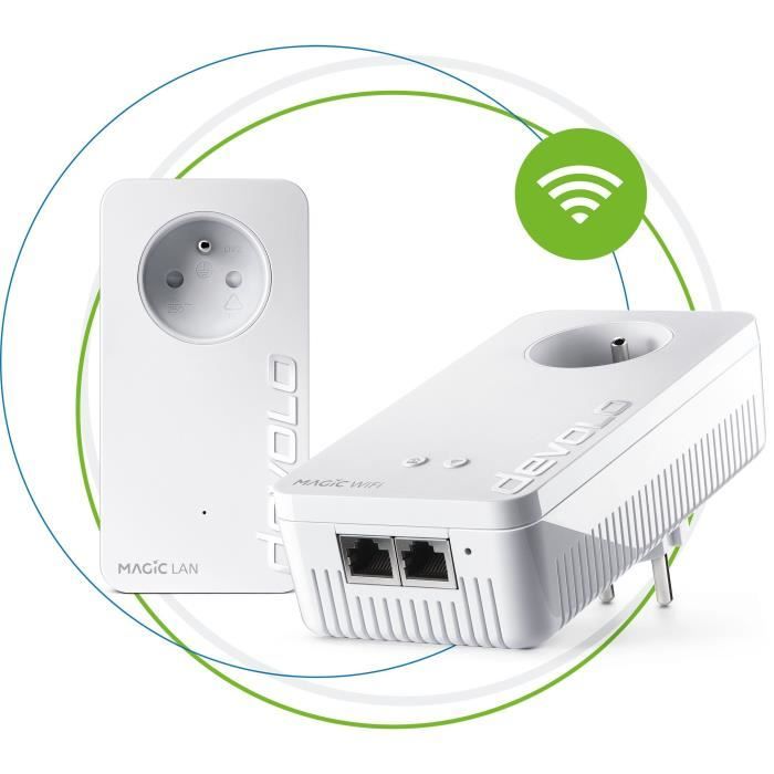 Adaptateur CPL Devolo Magic 2 WiFi 6 / 2400Mbps / Portée 500m
