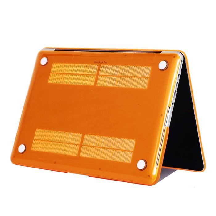 Pour Coque MacBook Pro 13 Pouces Modèle A1502 - A1425 avec Ecran Retina (  2015-2012) Rigide Housse de Protection -orange - Cdiscount Informatique