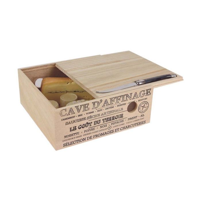 Totally Addict - Cave à fromages avec plateau de service en bois - Plateau - Achat & prix