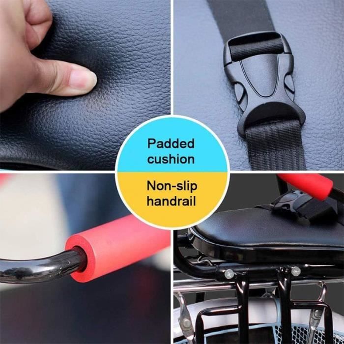 Accoudoir Métal Robuste 39x30x20 Cm Garde-Corps De Siège F Fityle Pour Vélo Électrique - Sécurité Enfants Anti-Chute Accoudoir Vélo Universel