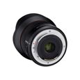 Objectif grand angle Samyang 14mm F2.8 AF Nikon - Poids 474g - Ouverture F/2.8 - Distance focale 14mm-3