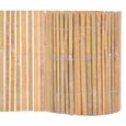 Festnight Bordure de Pelouse de Jardin en Bambou 1000 x 30 cm-3