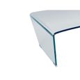Table basse - VENTE-UNIQUE - SUZANA - Verre trempé courbé - Transparent - Design-3