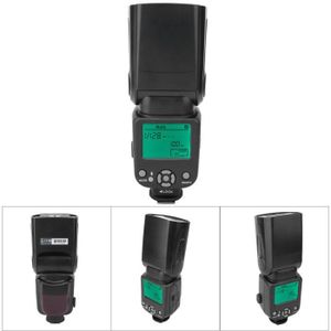 Flash Speedlite Avec Écran LCD - Compatible Panasonic Lumix GH5 II, Nikon, Canon, Sony & Plus - Puissant GN35