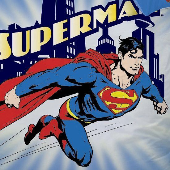 Housse de Couette et Taie Oreiller SUPERMAN CITY - Cdiscount Maison