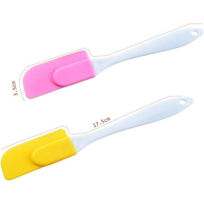 Beito Lot de 3 spatules de cuisine en silicone, résistantes à la chaleur, antiadhésives, en