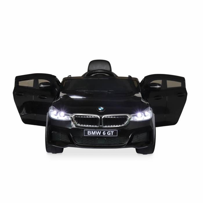 Voiture électrique pour enfants BMW Série 6 GT Gran Turismo noire 12V avec  autoradio et télécommande - Cdiscount Jeux - Jouets
