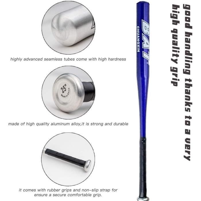 Batte De Baseball Aluminium 34 Pouces - Pro Adulte Léger Et Solide
