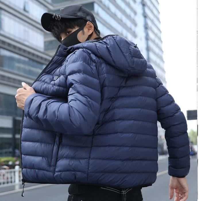 USB manteau chauffant électrique veste veste chauffante à capuche