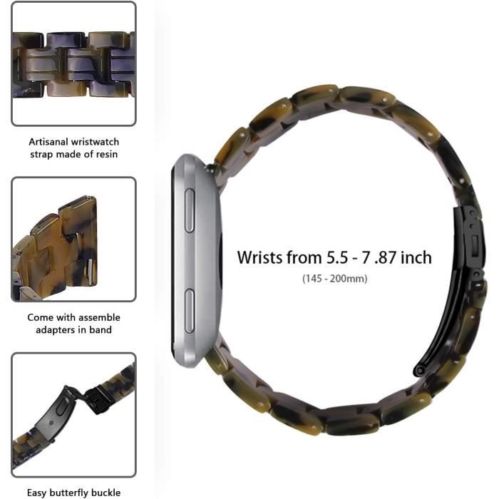 Bracelet de montre en paracorde pour Fitbit Versa 1, Versa 2