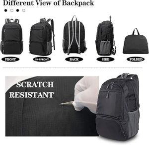 Sac à Dos Pliable 35L – Randonnée Et Voyage Léger Et Déperlant