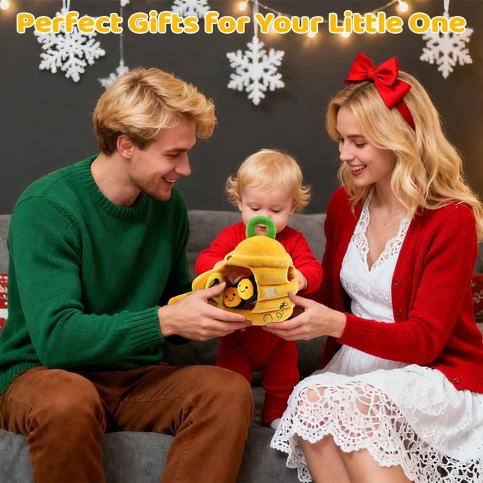 JoyCat Jouet Bebe 6-12 Mois, Ruche avec 5 Abeilles en Peluche, Jouet Montessori avec Hochets, Miroirs, Jeux Sensoriel Bebe 6 Mois, Cadeau Bebe Enfant 1 an Garçon Fille JoyCat Jouet Bebe 6-12 Mois, Ruche avec 5 Abeilles en Peluche, Jouet Montessori avec Hochets, Miroirs, Jeux Sensoriel Bebe 6 Mois, Cadeau Bebe Enfant 1 an Garçon Fille