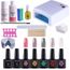 Kit Vernis Semi Permanent 36w Lampe Uv Séchoir Primer Top