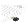 DeLOCK  12461 carte réseau WLAN 433 Mbit/s ( USB 2.0 Dual Band WLAN ac/a/b/g/n Nano Stick - Netzwerkadapter - USB 2.0 - 802.11ac - S-0