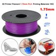 FIL POUR IMPRIMANTE 3D 1.75mm1kg PLA filament Haute résistance Violet-0