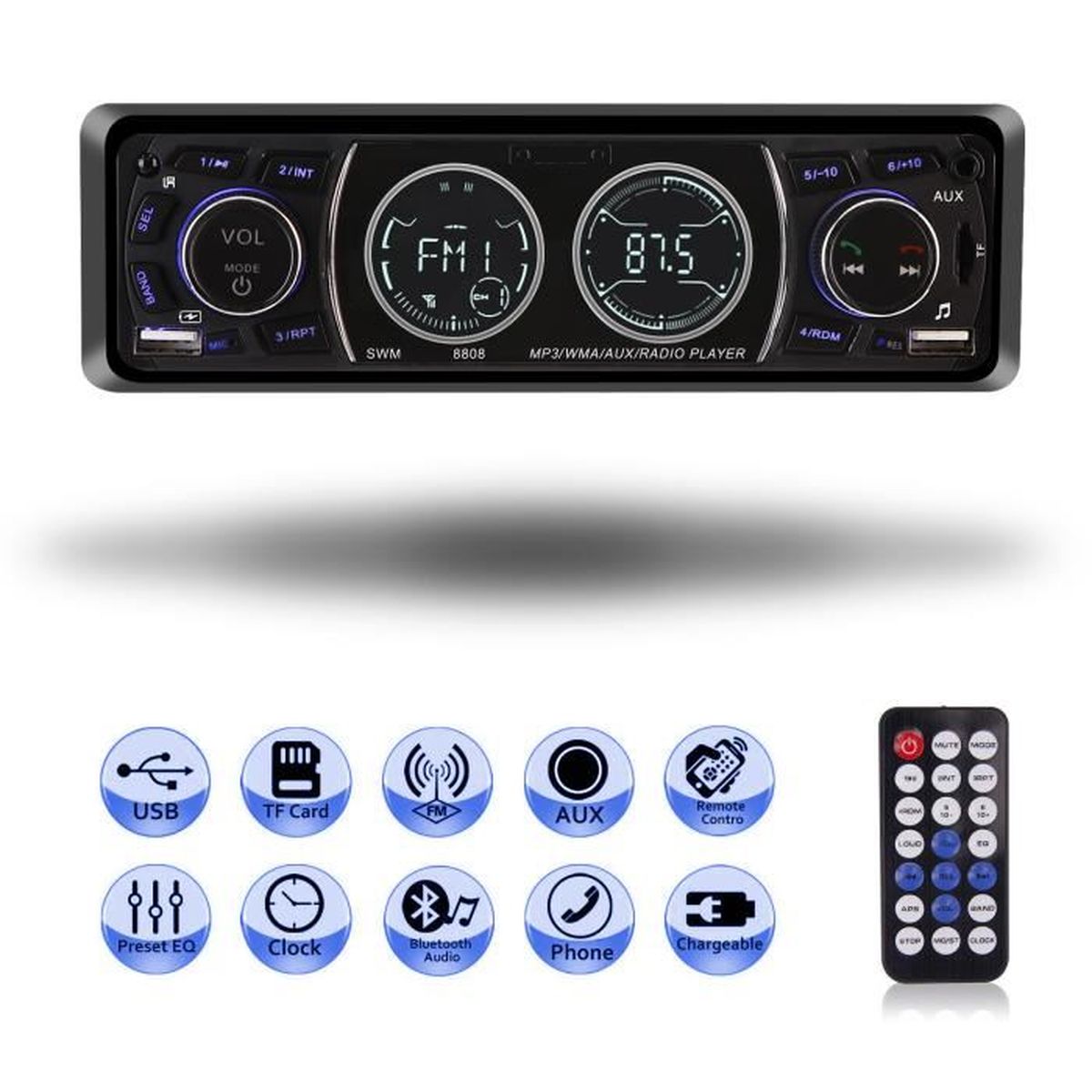 1 din autoradio bluetooth