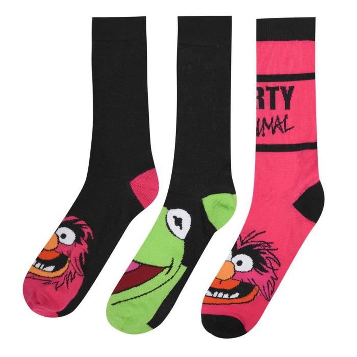 Disney Muppets pour homme Lot de 3 Chaussettes Coton élastique de la marque avec Graphic accessoire 