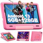 OUZRS Tablette Enfants - Android 13 - 8 Pouces - 6 Go RAM - 128 Go ROM - Kid-Proof Étui