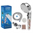 Pommeau de douche filtrant à trois vitesses ZHOUXI WA1001C - ions négatifs et économie d'eau - chromé