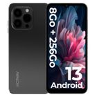 Smartphone Pas Cher HOTWAV Note 13 Pro-Cadeaux Noël-6.6 Pouces HD+ 5160mAh 8+256Go 50MP Téléphone Portable NFC - Noir