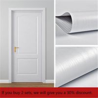 CDn-1838 Rouleau de papier peint adhésif en PVC imperméable réduction sur papier vinyle pour portes d'armoi Taille:85x215cm