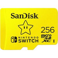 SanDisk Carte microSDXC UHS-I pour Nintendo Switch 256 Go - Produit sous licence Nintendo