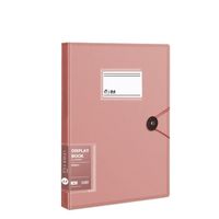 La couleur rouge Classeur à feuilles mobiles A4, pochettes de rangement pour Documents de Test, porte-reçus p