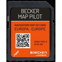 Carte SD GPS Europe v22 2022 compatible avec Mercedes Becker Map Pilot