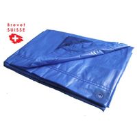 Bâche de protection - Chalet & Jardin - 1,5x6 m - Bleu nuit - Ultra résistante - 90 g/m² - 100% recyclable