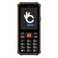 Cleyver - Xtrem 2G, Portable Incassable Débloqué Tout Opérateur 2G, Noir, Antichoc, IP68, Bluetooth, Lampe, Caméra, Double SIM