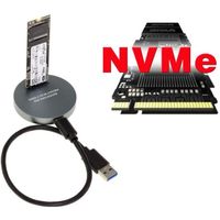 Docking Station. Dock USB pour SSD M2 NGFF NVMe PCIe Liaison USB3.2 Gen2 10GB 