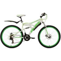 VTT tout suspendu 26 Bliss blanc vert KS Cycling Semi rigide 21 vitesses Taille de cadre 47 cm Cdiscount Sport