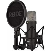 RODE NT1 Signature Series - Microphone à condensateur pour Home Studio - Directivité cardioïde - Câble XLR 6m - Suspension et filtre