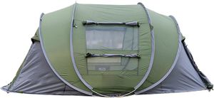 TENTE DE CAMPING Tente De Camping Familiale 2-4 Personnes Tente Tun