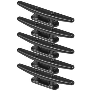 X AUTOHAUX Lot De 2 Taquets De Bateau - Plastique Noir, 152 Mm