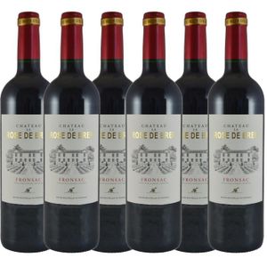 VIN ROUGE Château La Rose de Bren 2017 - Fronsac AOC - vin rouge de Bordeaux - lot de 6 bouteilles.