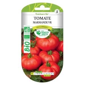 GRAINE - SEMENCE Graines tomate Marmande VR BIO Les Doigts Verts